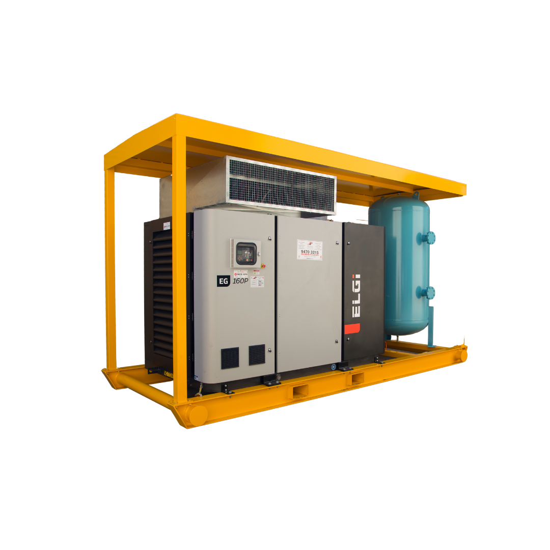 Skid mounted compressor Rent Air