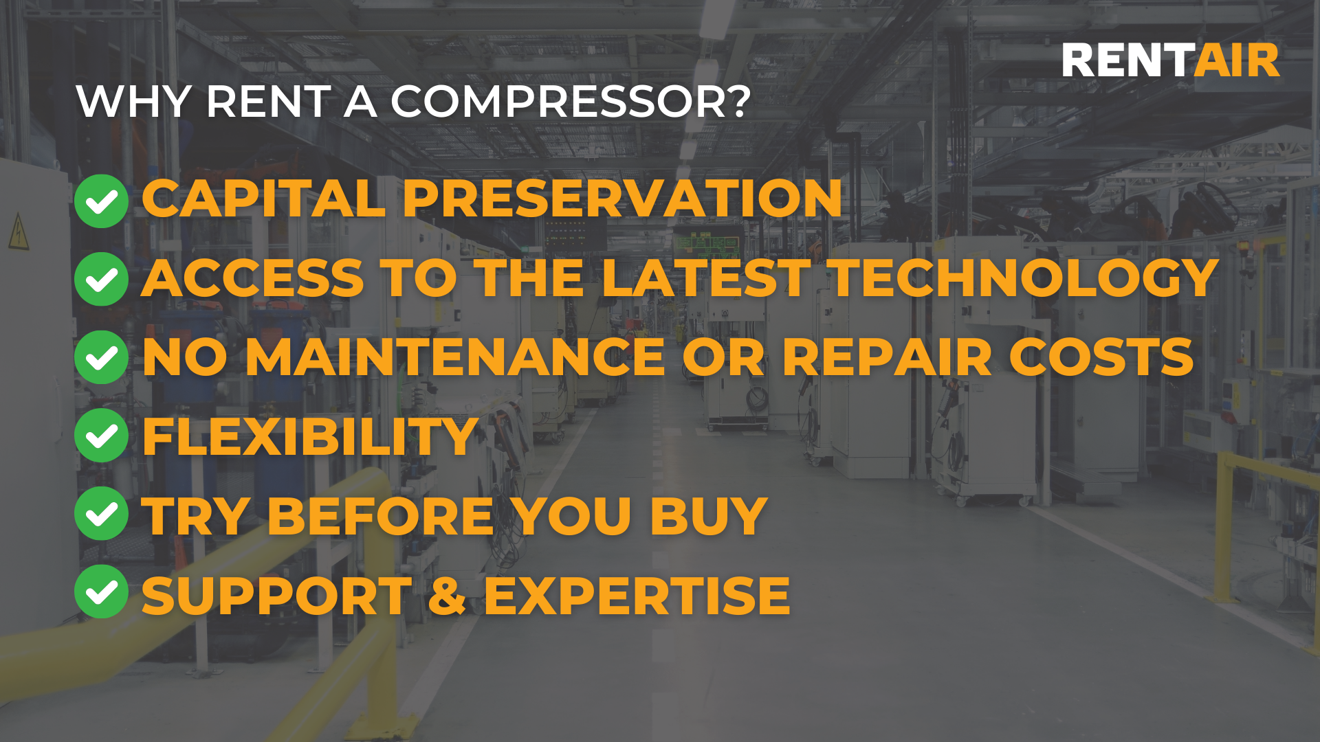 why rent a compressor