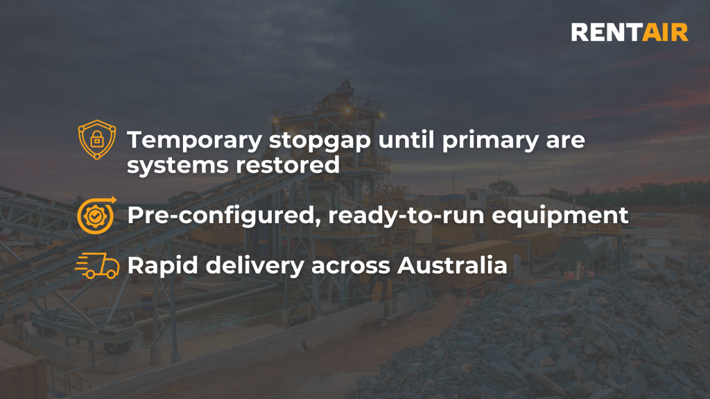 Benefits of hire compressors as a quick-response option for unplanned outages