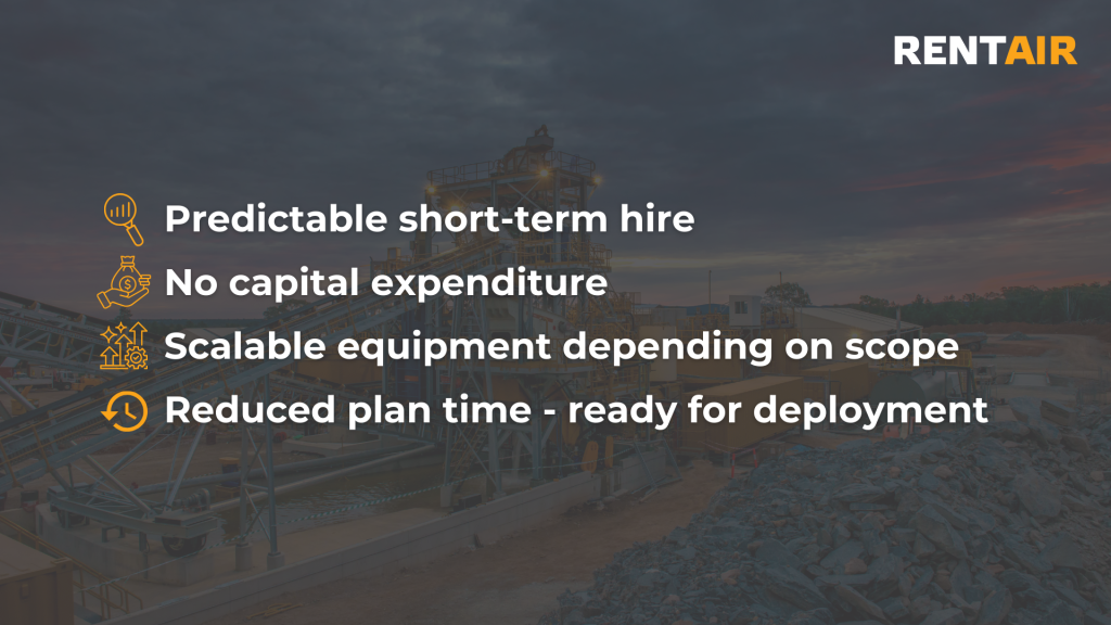 Cost and planning benefits of hiring compressors during shutdowns & outages